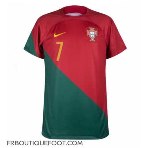 Maillot de foot le Portugal Cristiano Ronaldo #7 Domicile vêtements Monde 2022 Manches Courtes